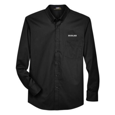 Core365 Long-Sleeve Twill Shirt	- Ships from Canada Only - ECO
