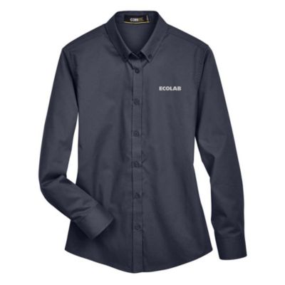 Ladies Core365 Long-Sleeve Twill Shirt - Ships from Canada Only - ECO