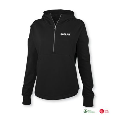 Ladies Willow Scallop Hem Hoodie - ECO