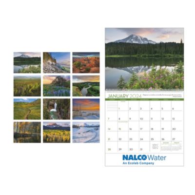 2024 Scenic Inspirations Wall Calendar - (1PC) - NW