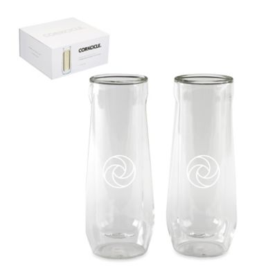 Corkcicle Flute Glass - Set of 2