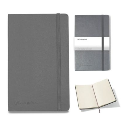 Moleskine Hard Cover Ruled Notebook - 5 in. x 8.25 in.