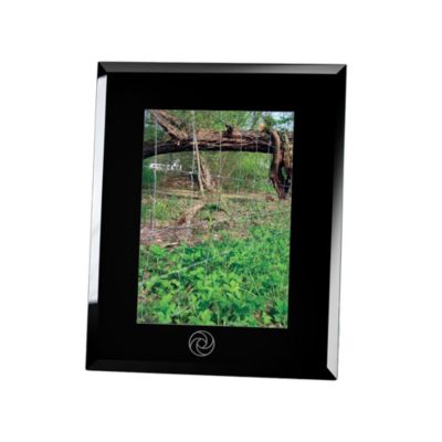 Black Glass Photo Frame - 8 in. x 9.75 in.