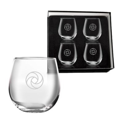 Stemless Red Wine Glasses - Set of 4