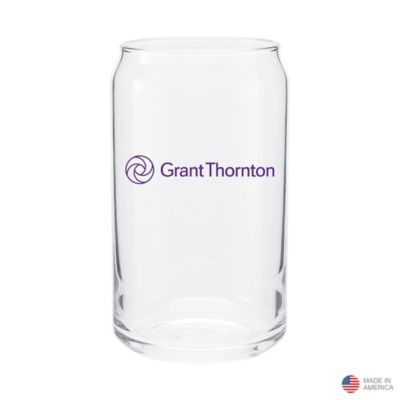 Glass Soda Can - 16 oz.