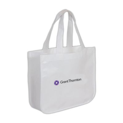 Extra Large Laminated Shopping Tote - 16.25 in. x 14.5 in.