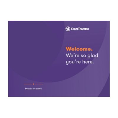 Grant Thornton New Hire Insert - 4 in. x 6 in.