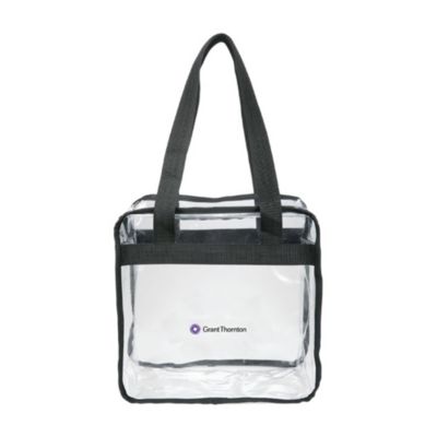 Game Day Clear Zippered Safety Tote