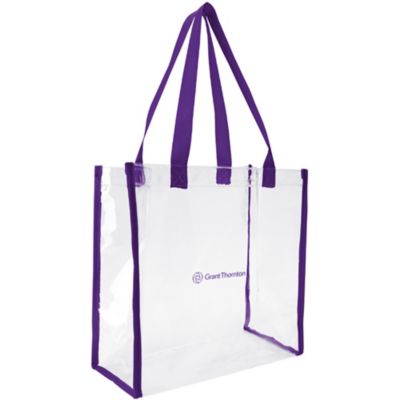 Clear Game Tote - 12 in. x 12 in.