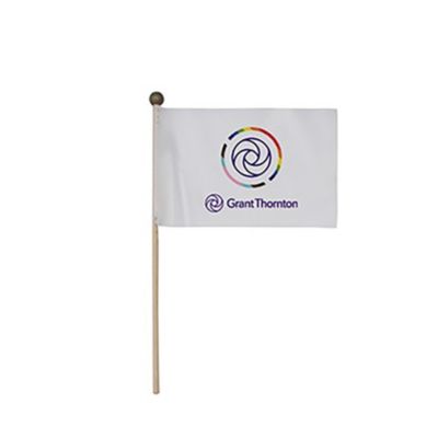 Stick Flag Kits with Ball Tip - 4 in. x 6 in. - Set of 6 - Pride