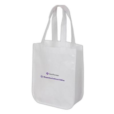 Laminated Fashion Tote - 9.25 in. x 11.75 in. - Hispanics Latinxs Allies