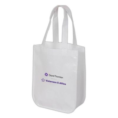 Laminated Fashion Tote - 9.25 in. x 11.75 in. - Veterans and Allies