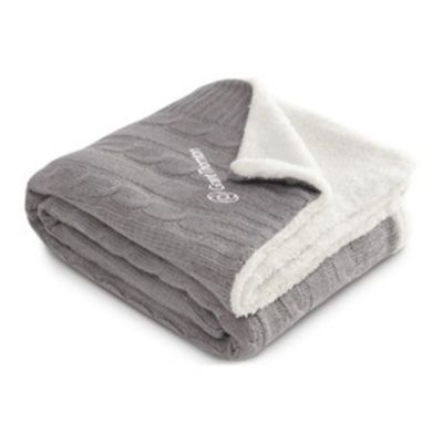 Field & Co. Cable Knit Sherpa Blanket