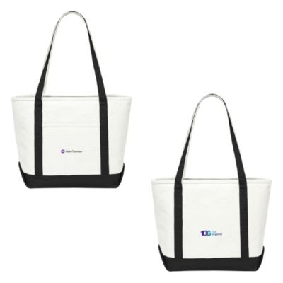 Baltic Cotton Canvas Boat Tote - 100 & Beyond