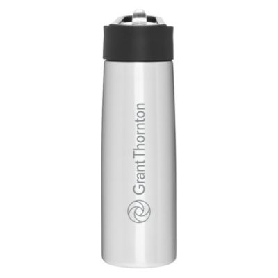 Single Wall Water Bottle With Flip Up Spout - 25 oz.