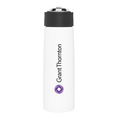 Single Wall Water Bottle With Flip Up Spout - 24 oz. - Recruitment