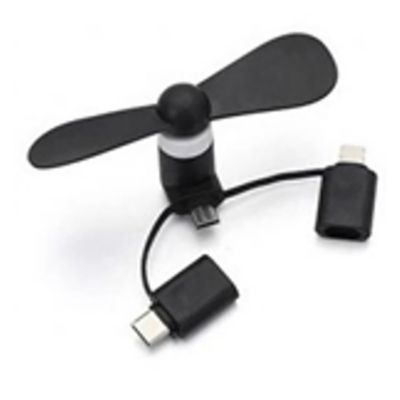 3 in 1 Portable Cell Phone Fan