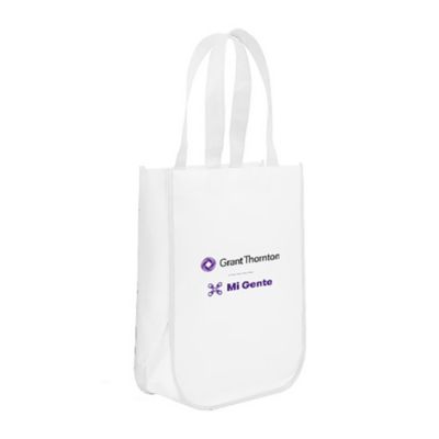 Laminated Fashion Tote - 9.25 in. x 11.75 in. - Mi Gente