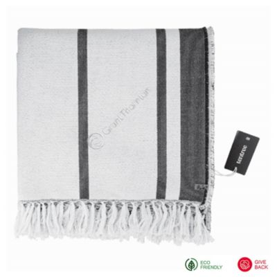 tentree Organic Cotton Ocean Breeze Throw Blanket