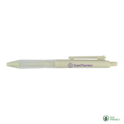 Recycled Soft-Touch Pen with Silicone Grip