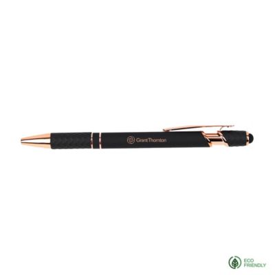 Recycled Aluminum Pen with Stylus