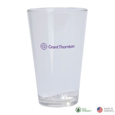 SiliPint Silicone Crystal Clear Pint Glass - 16 oz.
