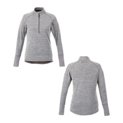 Ladies Crane Knit Half-Zip Pullover