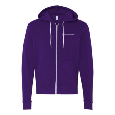 Bella Canvas Full-Zip Hooded Sweatshirt