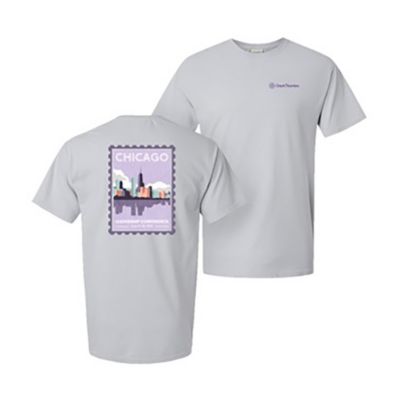 ComfortWash Hanes Garment-Dyed T-Shirt - Chicago Cityscape