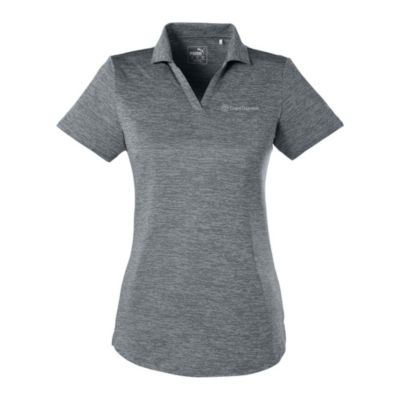 Puma Golf Ladies Icon Heather Polo Shirt