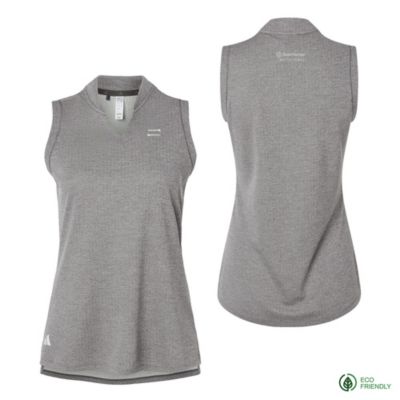 Adidas Ladies Ultimate365 Textured Sleeveless Shirt - Invitational