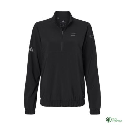 Adidas Ladies Woven Half-Zip Pullover - Invitational