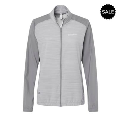 adidas Ladies Heather Block Full-Zip Wind Jacket (1PC) - While Supplies Last