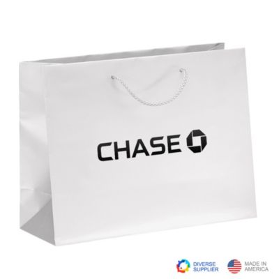 London Matte Eurotote Bag - 13 L x 5 D x 10 H - Chase