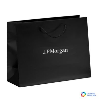 London Matte EuroTote - 13 in. W x 5 in. D x 10 in. H - J.P. Morgan