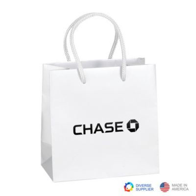 Dublin Matte Eurotote Bag - 6.5 in. L x 3.5 in. D x 6.5 in. H - Chase