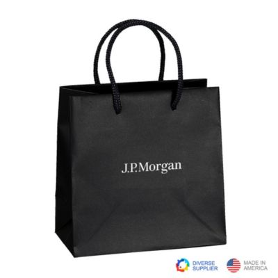 Dublin Matte EuroTote Bag - 6.5 in. W x 3.5 in. D x 6.5 in. H - J.P. Morgan