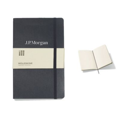 Moleskine Soft Cover Notebook - 5 in. x 8.25 in. - J.P. Morgan