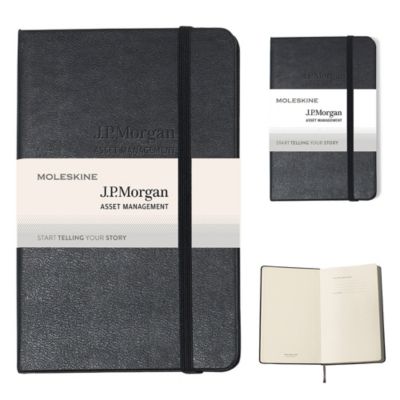Moleskine Hard Cover Ruled Notebook - 3.5 in. x 5.5 in. - JPMAM
