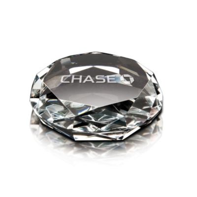 Crystal Ambition Gem Paperweight Award - 3 in. x 3.875 in. x .875 in. - Chase
