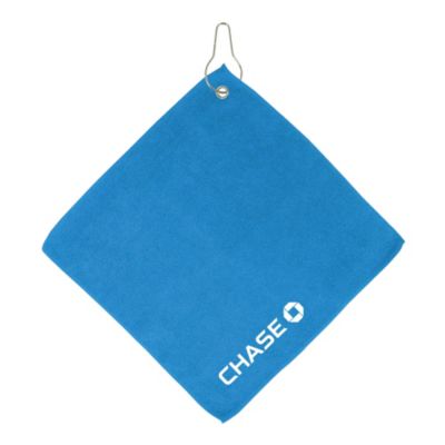 Microfiber Golf Towel with Hook - 11.5 in. x 11.5 in. - Chase