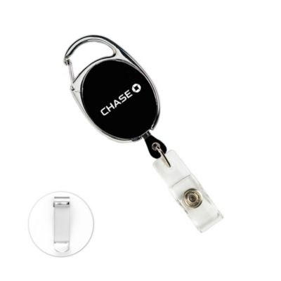 Retractable Badge Reel with Pocket Clip - PACK OF 5 - Chase