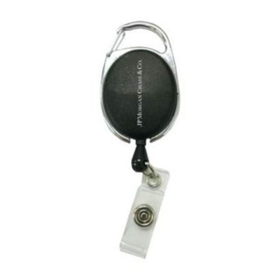 Retractable Badge Reel with Silver Sport Clip - JPMC