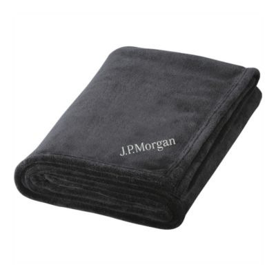 Micro Plush Blanket - J.P. Morgan