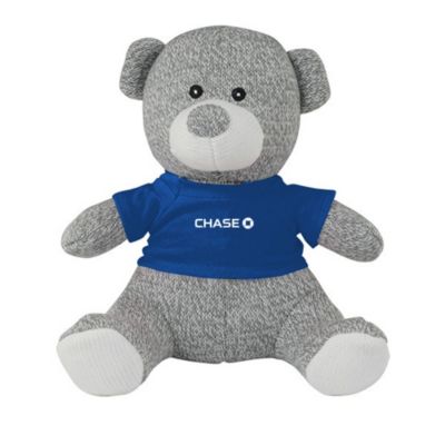 Knit Teddy Bear with T-Shirt - 8 in. - Chase