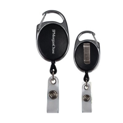 Retractable Badge Reel with Pocket Clip - JPMC