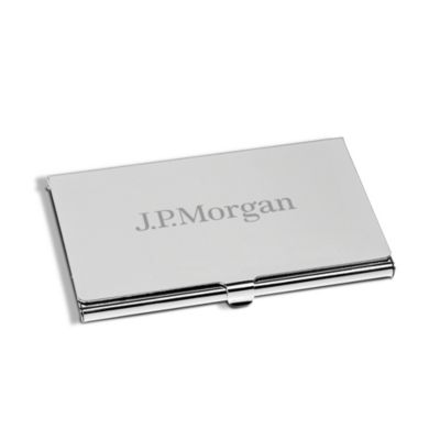 Peerless II Business Card Case - J.P. Morgan
