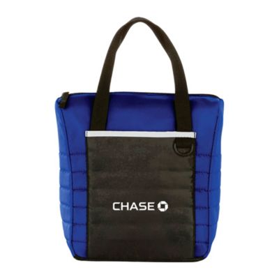 Quilted 12-Can Lunch Cooler - Chase