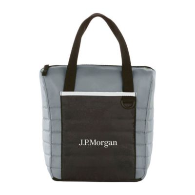 Quilted 12-Can Lunch Cooler - J.P. Morgan