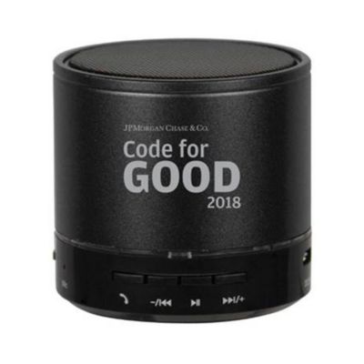 Elite Bluetooth Speaker with Flashing LED Lights - JPMC Code for Good